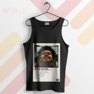 Feel The Weeknd After Hours Music Black Tank Top