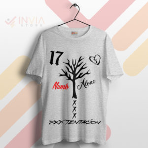 Feel the Emotion XXXTentacion Numb Alone Sport Grey T-Shirt