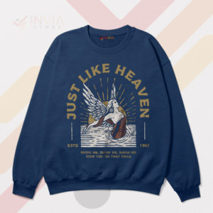 Feel the Love The Cure Just Like Heaven Navy Sweatshirt