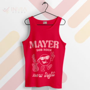Feel the Sob Rock Beat John Mayer Red Tank Top