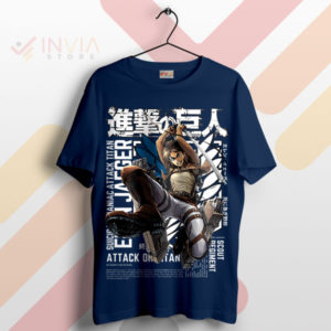 Fight for Freedom Eren Yeager AOT Navy T-Shirt