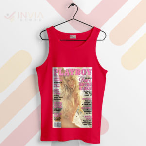 Film Star Fashion Daryl Hannah Playboy Red Tank Top