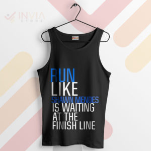 Finish Line in Style Shawn Mendes Black Tank Top