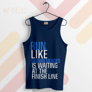 Finish Line in Style Shawn Mendes Navy Tank Top