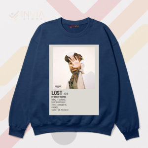Flaunt the Lost Brent Faiyaz Songs Navy Sweatshirt