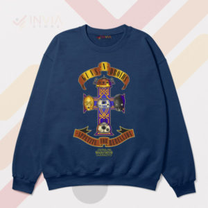 Force of Rock Guns N Droids Navy Sweatshirt