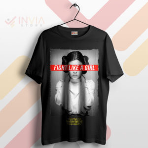 Forceful Femininity Princess Leia Fight T-Shirt
