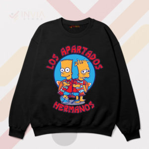 Fun Los Hermanos Style Bart and Hugo Black Sweatshirt