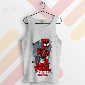 Funny Bart Bartpool Time to Bang Sport Grey Tank Top