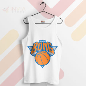 Funny Knicks Bing Bong Spoof White Tank Top