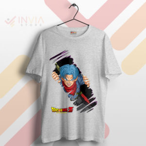 Future Fighter Trunks Dragon Ball Sport Grey T-Shirt