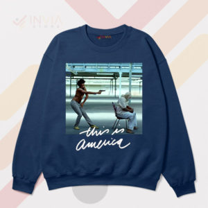 Gambino's Impact This Is America Navy Sweatshirt