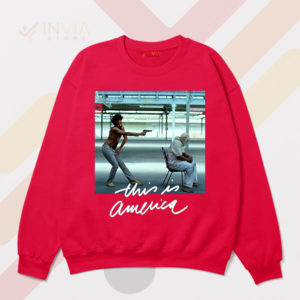Gambino's Impact This Is America Red Sweatshirt