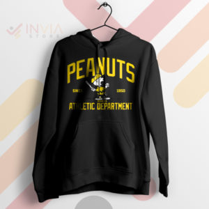 Game Day Ready Charlie Brown Athletic Black Hoodie