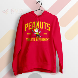 Game Day Ready Charlie Brown Athletic Red Hoodie