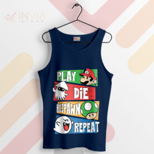 Gamer's Life Saga Super Mario Navy Tank Top