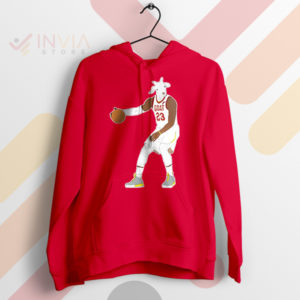Gear Up Like a Pro The GOAT James 23 Red Hoodie