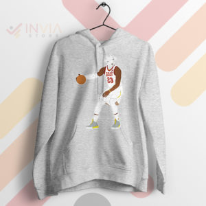 Gear Up Like a Pro The GOAT James 23 Sport Grey Hoodie
