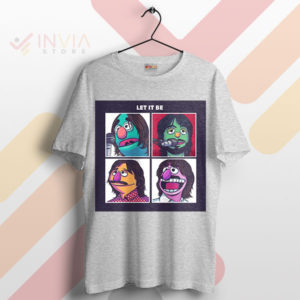 Get Groovy with Classic Fab Four Muppet Sport Grey T-Shirt