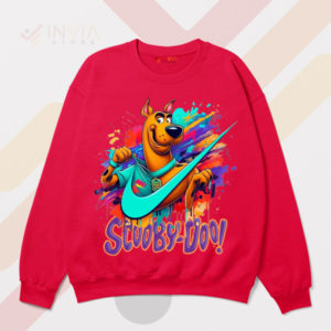 Get Spooky Scooby Doo Nike Red Sweatshirt
