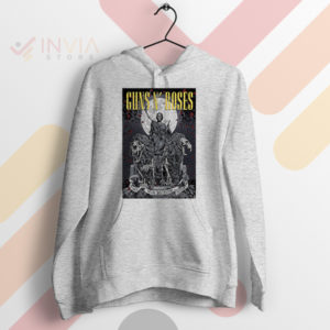 Get Your GNR Fix Madrid Concert Sport Grey Hoodie