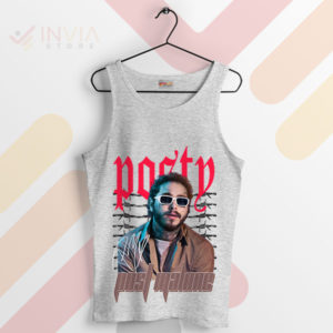 Get Yours Posty's Stage Post Malone Sport Grey Tank Top