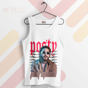 Get Yours Posty's Stage Post Malone White Tank Top