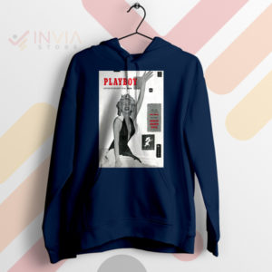 Glamorous Marilyn Monroe Playboy 1953 Navy Hoodie