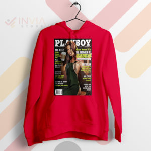 Glamour Luci Victoria Playboy Cover Red Hoodie