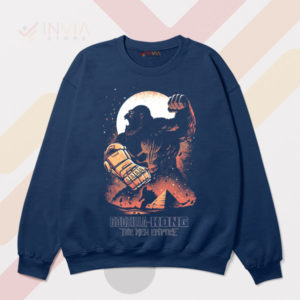 Godzilla x Kong Battle for Hollow Earth Navy Sweatshirt