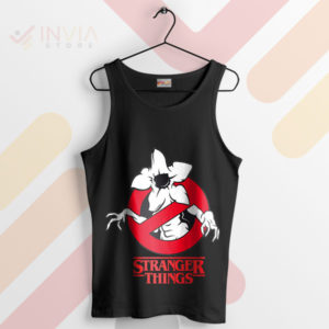 Guard Hawkins Demogorgon Buster Black Tank Top