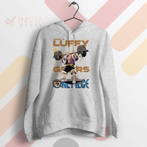 Gum-Gum Powerhouse Luffy Gear 5 Sport Grey Hoodie