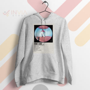 Harry Styles Fan Merch Fine Line Tracklist Sport Grey Hoodie