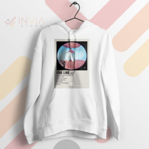 Harry Styles Fan Merch Fine Line Tracklist White Hoodie