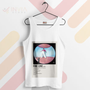 Harry Styles Tribute Fine Line Tracklist White Tank Top