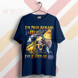 Heatwave Couture Hell's Arbys Navy T-Shirt