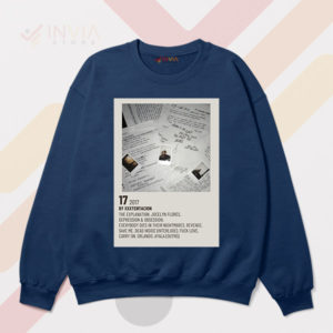 Honor XXxtentacion with 17 Album Navy Sweatshirt