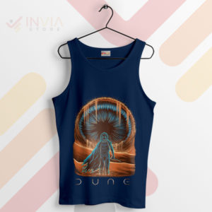 Honor the Mythos of Arrakis Dune Navy Tank Top