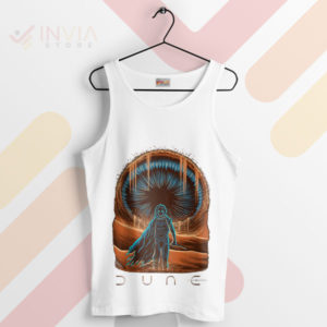 Honor the Mythos of Arrakis Dune White Tank Top