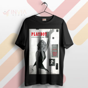 Iconic Marilyn Monroe Playboy 1953 Black T-Shirt