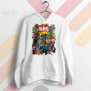 Infinite Infinity Marvel Comic Character White Hoodie