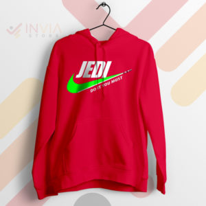 Jedi Do It You Must Nike x Star Wars Red Hoodie