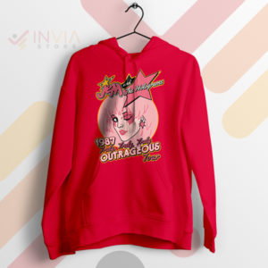 Jem Outrageous Tour The Memories Flow Red Hoodie