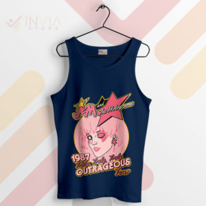 Jem's Retro Groove Outrageous Tour Navy Tank Top
