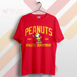 Join the Team Charlie Brown Athletic Red T-Shirt