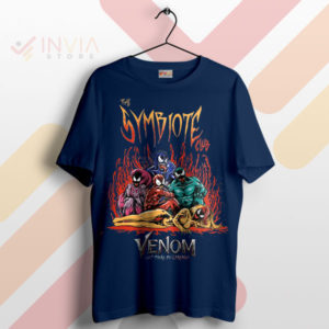 Join the Villain Club with Symbiote Venom Navy T-Shirt