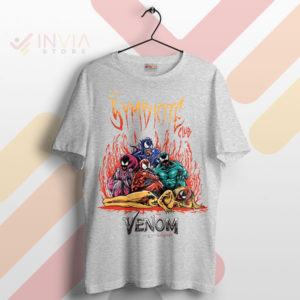 Join the Villain Club with Symbiote Venom Sport Grey T-Shirt