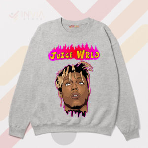 Juice Wrld Icon Timeless Tribute Sport Grey Sweatshirt