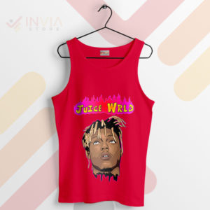 Juice Wrld Memorial Merch Artistry Red Tank Top