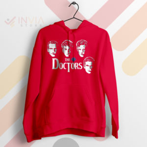 Legend The Doctors Who Fab Four Red Hoodie